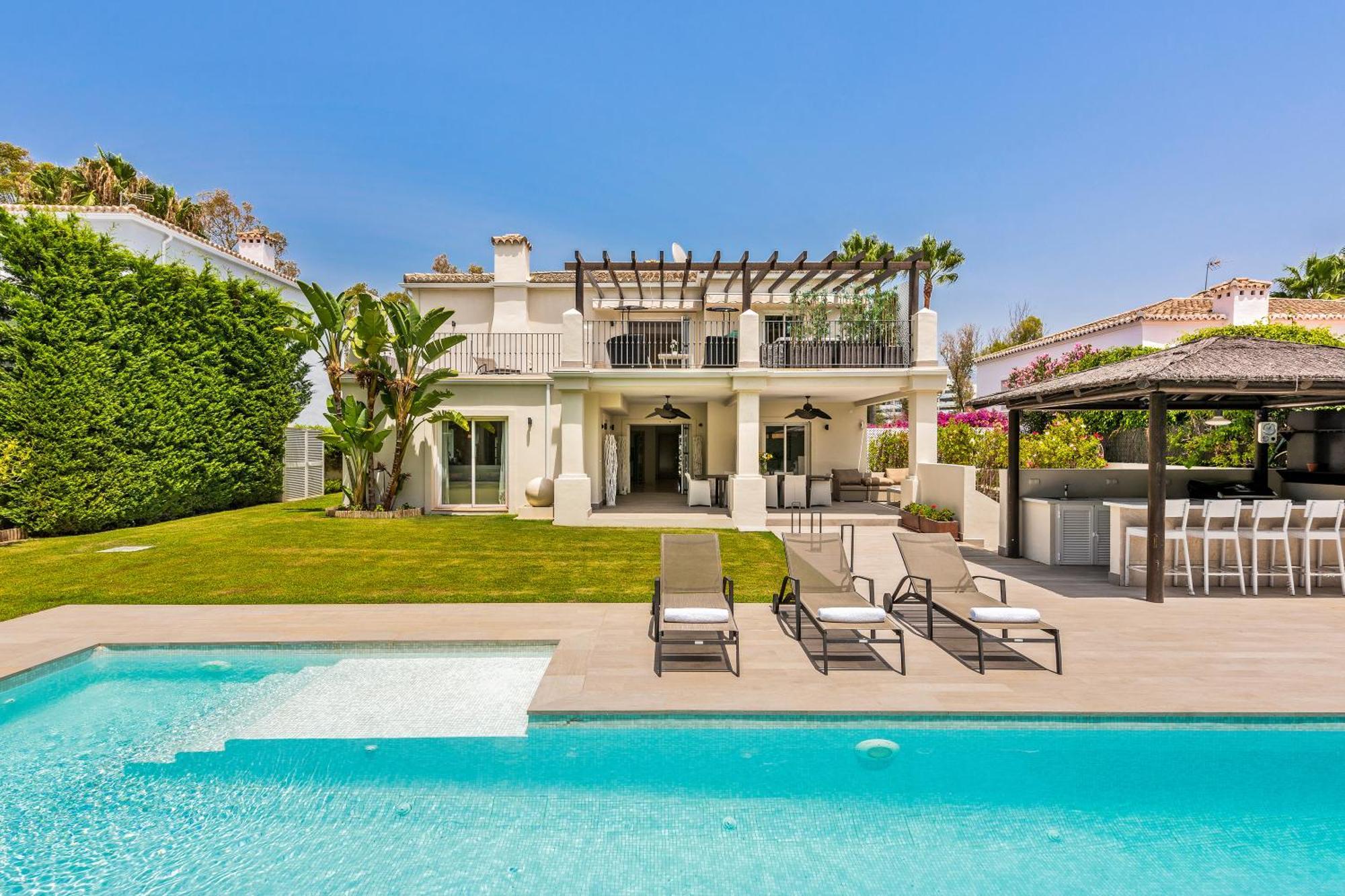 Villa New Zacaluca Pool Sauna & Gym - Happy Rentals Μαρμπέλλα Εξωτερικό φωτογραφία