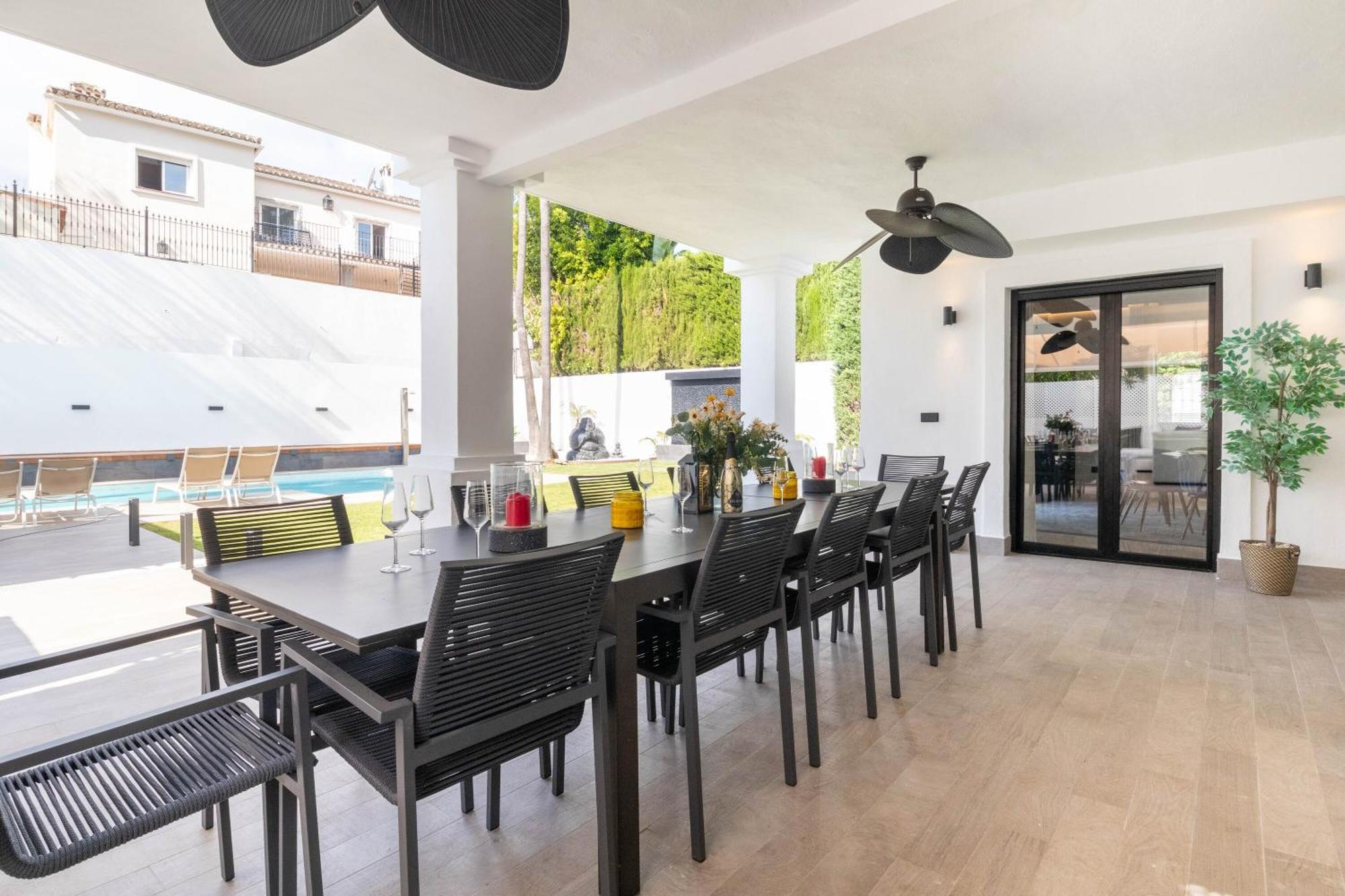 Villa New Zacaluca Pool Sauna & Gym - Happy Rentals Μαρμπέλλα Εξωτερικό φωτογραφία