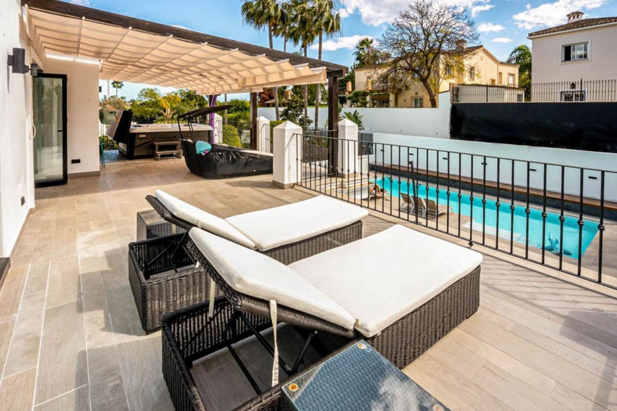 Villa New Zacaluca Pool Sauna & Gym - Happy Rentals Μαρμπέλλα Εξωτερικό φωτογραφία